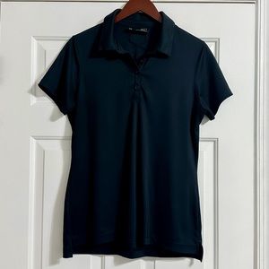 Under armour women’s size Large headgear polo black